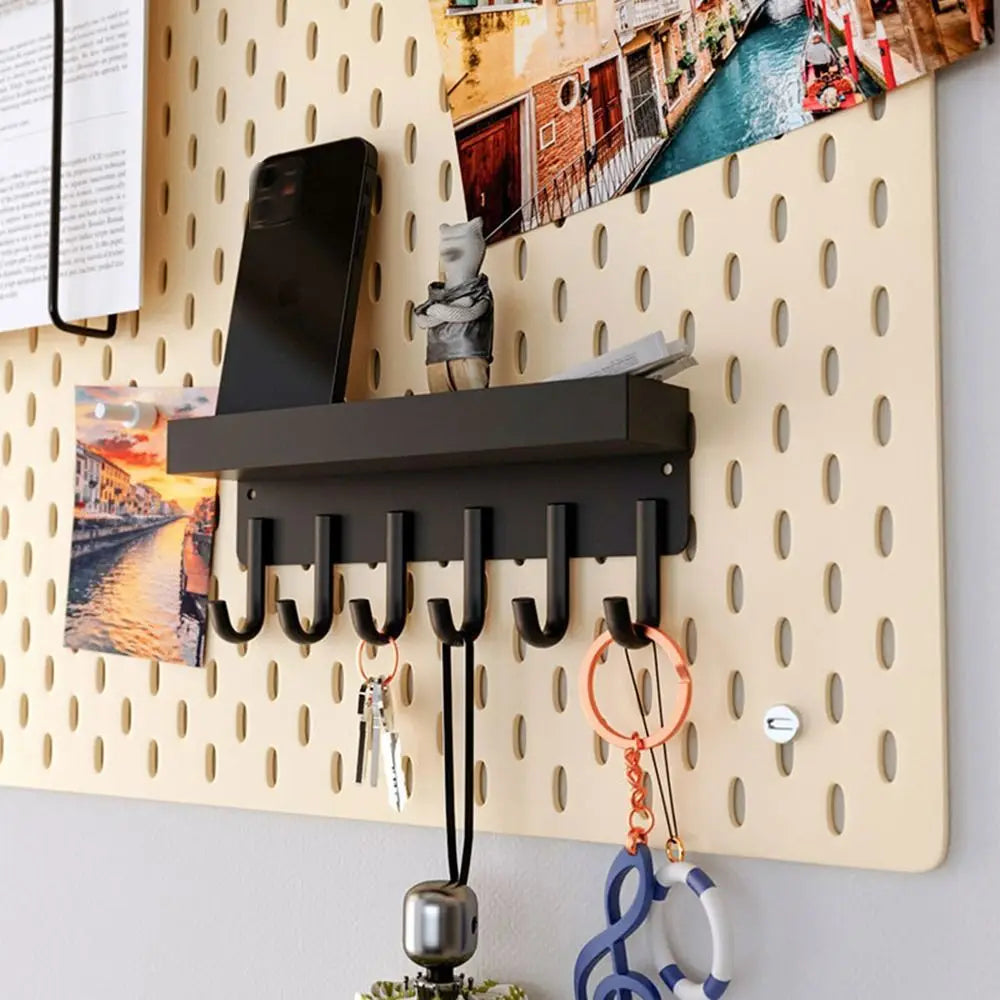 DOMIRA Wall Mounted Key Holder Self-Adhesive Key Rack DOMIRA Wall Mounted Key Holder Self-Adhesive Key Rack
